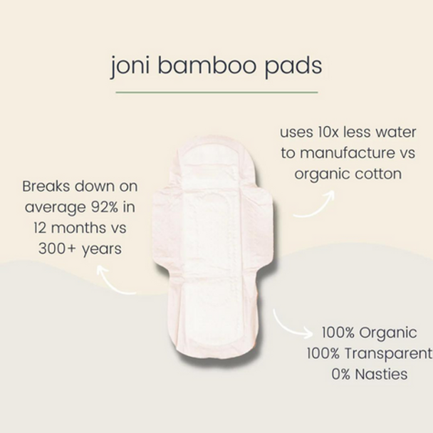 Joni Menstrual Pads Regular or Super