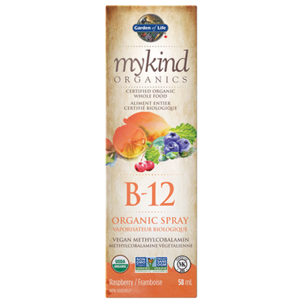 Garden of Life mykind Organics Vitamin B-12 Spray - front of product