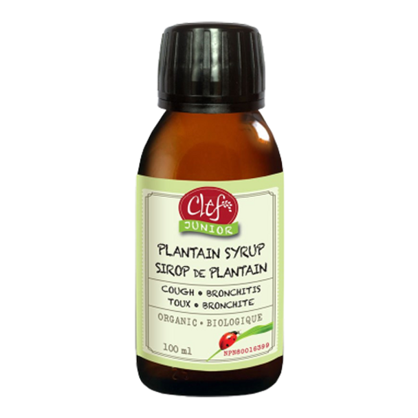 Clef Des Champs Junior Organic Plantain Syrup - Front of product