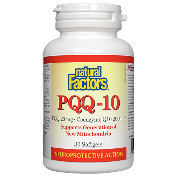 Natural Factors PQQ-10 Neuroprotective Action Softgels - front of product