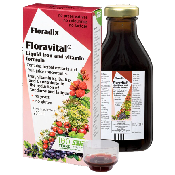 Salus Floravit Liquid Iron and Vitamins Formula