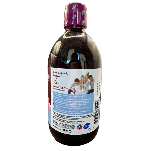 Kids Omega-3 + Vitamin D3 back of the bottle