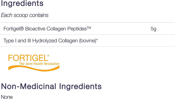 CanPrev Collagen Joint & Cartilage Powder - Ingredient