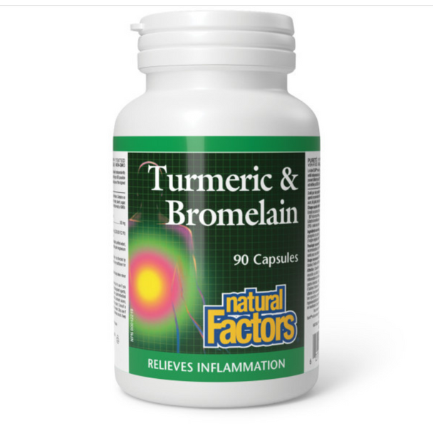 Natural Factors Turmeric and Bromelain