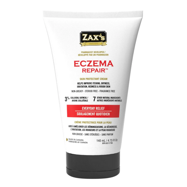 Zax's Eczema Repair front of bottle
