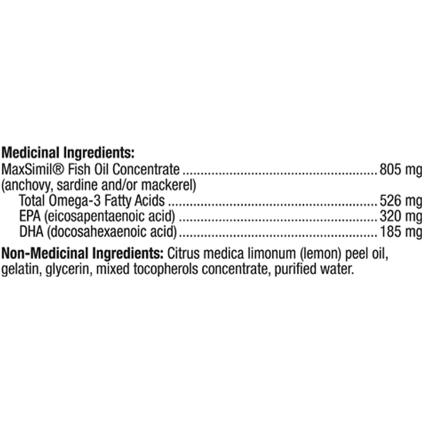 Prairie Naturals Max Omega 3 Force Softgels Ingredients