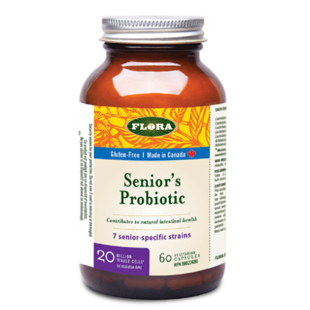 Flora Senior's Probiotic 60 vegetarian caps