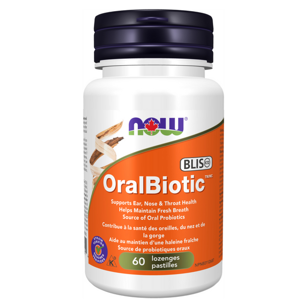 NOW OralBiotic - front of product