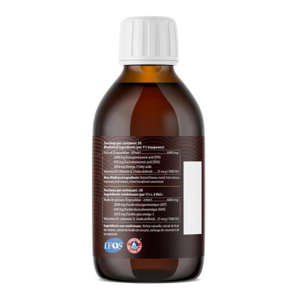 Standard Omega 3 featuring liquid ingredients