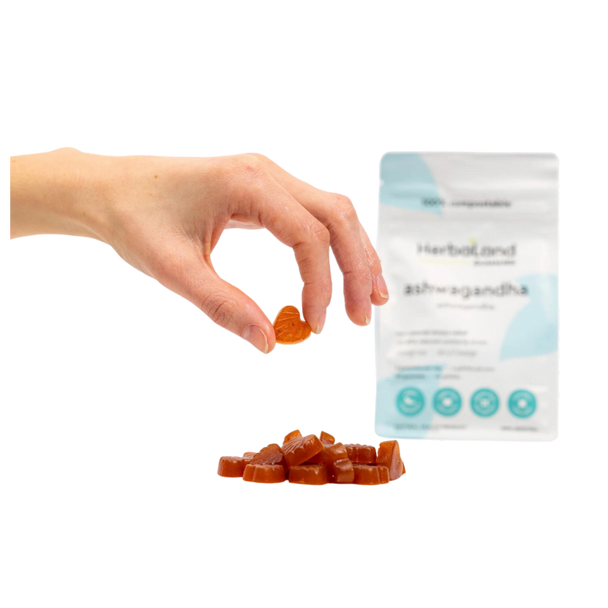 HerbaLand Ashwagandha Gummies - size