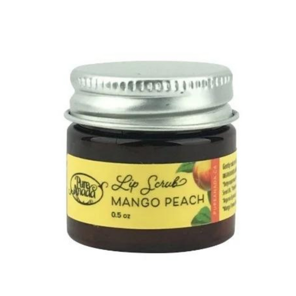 Pure Anada Lip Scrub Mango Peach - front of product