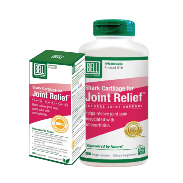 Bell Shark Cartilage for Joint Relief both sizes