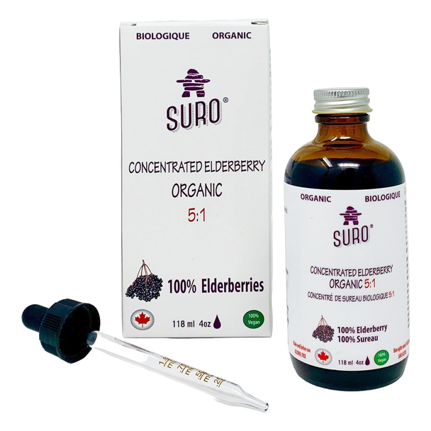 SURO Concentrated Elderberry Organic 5-1 - Dropper