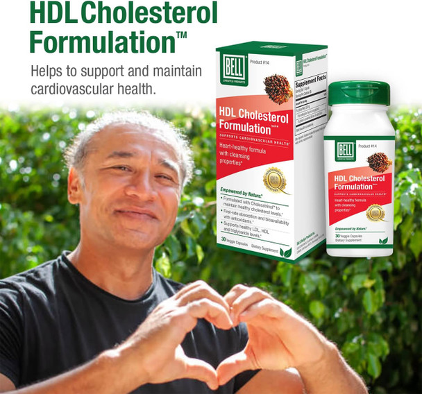 Bell Cholesterol Control Product #14 300 mg Capsules - Heart