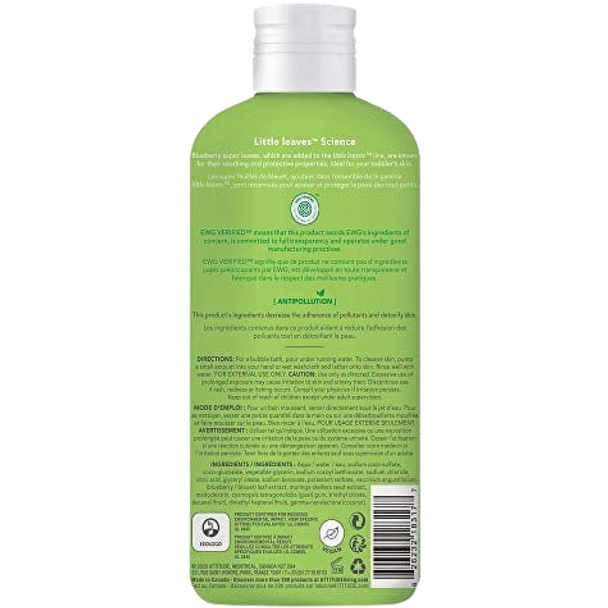 Attitude Little Leaves Science Bubble Wash - back of product