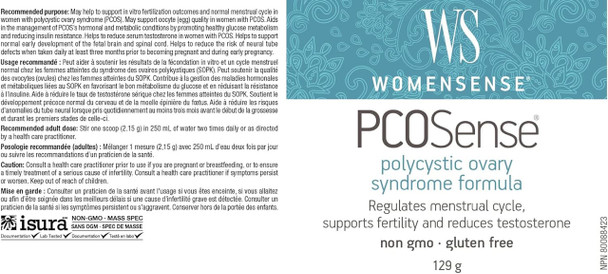 Womensense PCOSense Polycystic Ovary Syndrome Formula - Recommanded