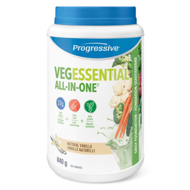 VegEssential All-In-One is a plant-based protein powder 840 grams