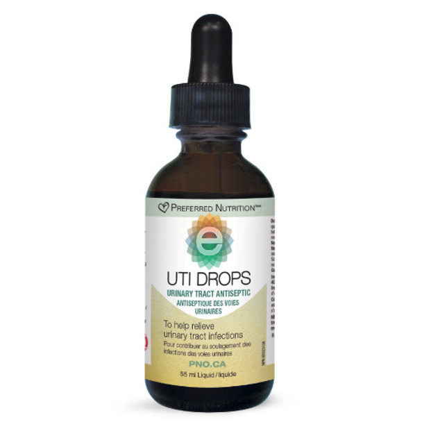 Preferred Nutrition UTI E-Drops help to relieve urinary tract infections