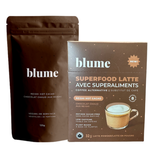 Blume Superfood Latte Reishi Hot Cacao Various Sizes