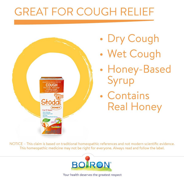 Boiron Children Stodal Syrup  With Honey - Benefits
