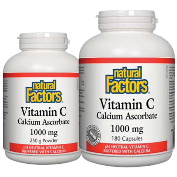 Natural Factors Vitamin C Calcium Ascorbate 1000 mg - front of product