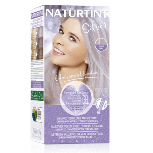 Naturtint Silver Grey Permanent Hair Colour Gel - front of box