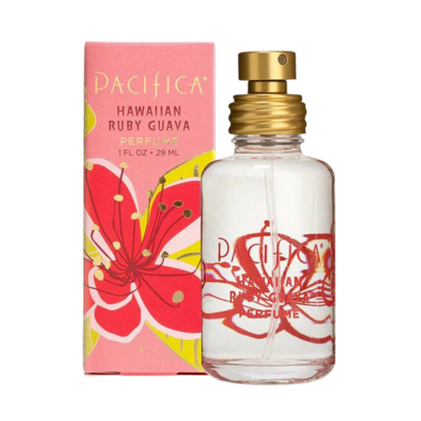 Pacifica - Hawaiian Ruby Guava Perfume Spray Bottle and Packaging