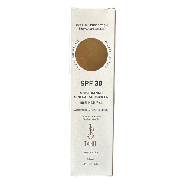 Tanit Moisturizing Mineral Sunscreen SPF 30 - front of product