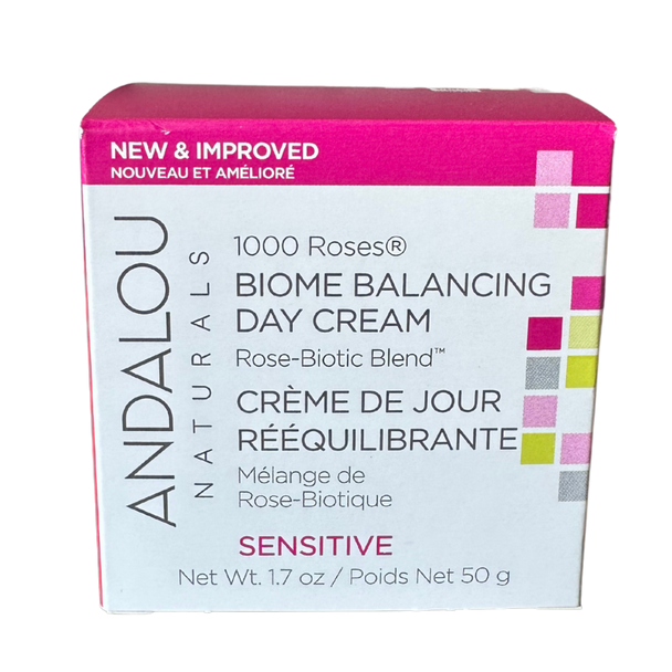 Andalou 1000 Roses Biome Balancing Day Cream - packaging