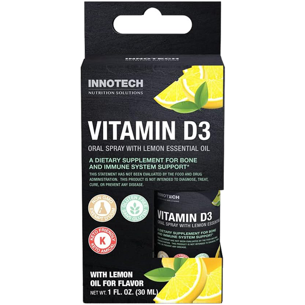 Innotech Vitamin D3 Oral Spray Lemon Flavoured