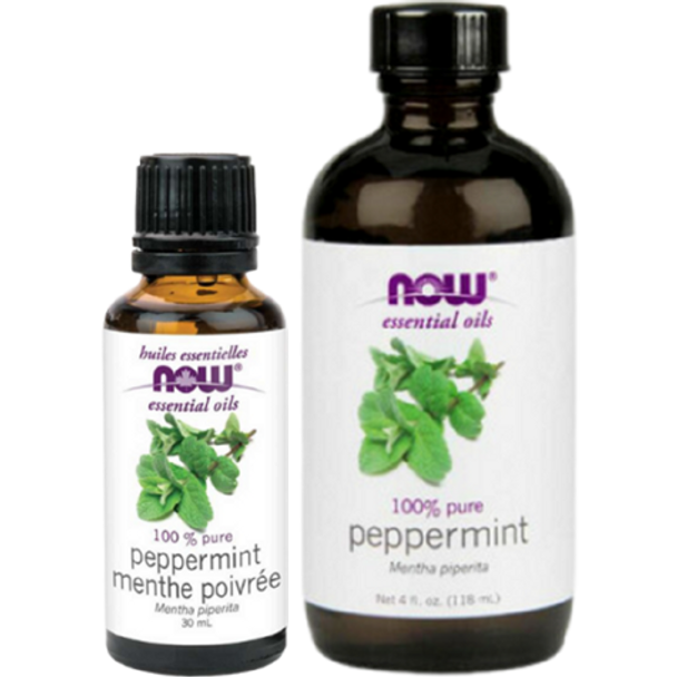 NOW Essential Oil 100% Pure Peppermint - both size