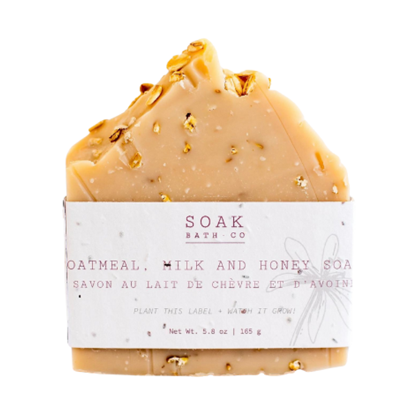 Soak Bath Co. - Oatmeal, Milk + Honey Soap Bar