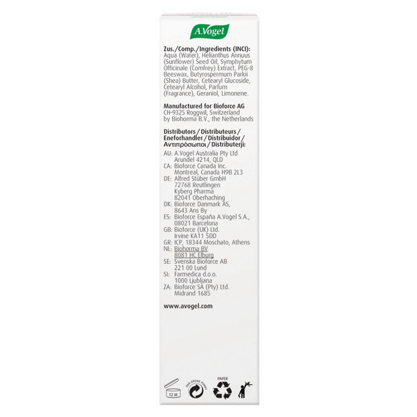 A. Vogel Symphytum Comfrey Cream - ingredients