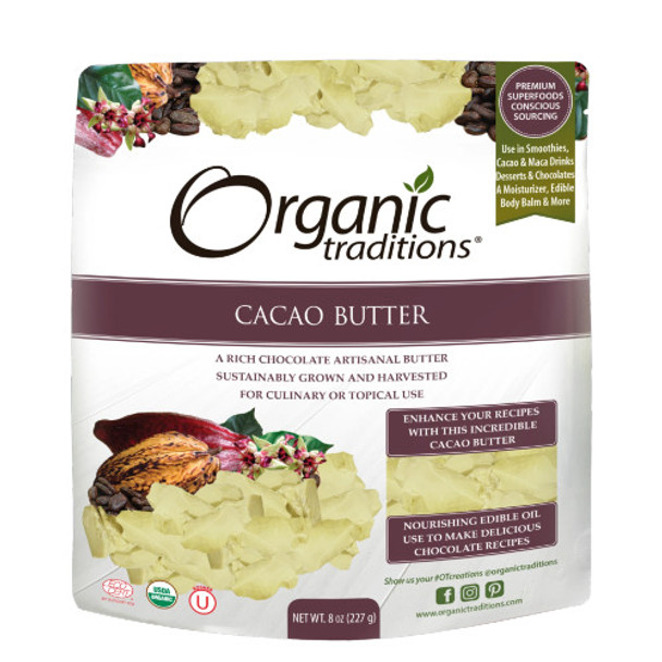 Organic Traditions Cacao Butter 454 grams Canada