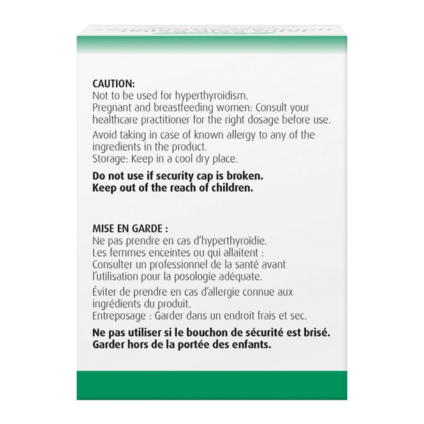 A. Vogel Thyroid Support Tablets - caution