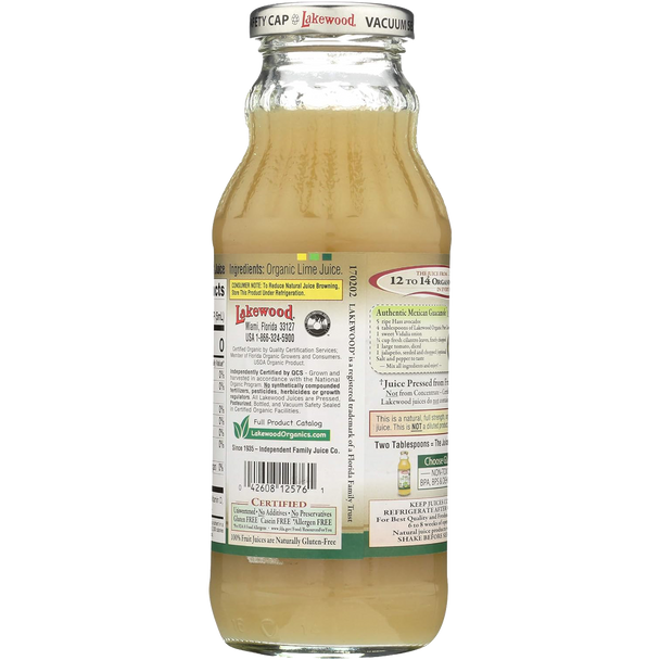 Lakewood Organic Pure Lime Juice - Ingredient
