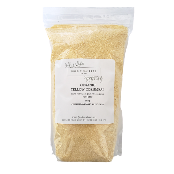 Good n Natural Organic Yellow Cornmeal 800 grams