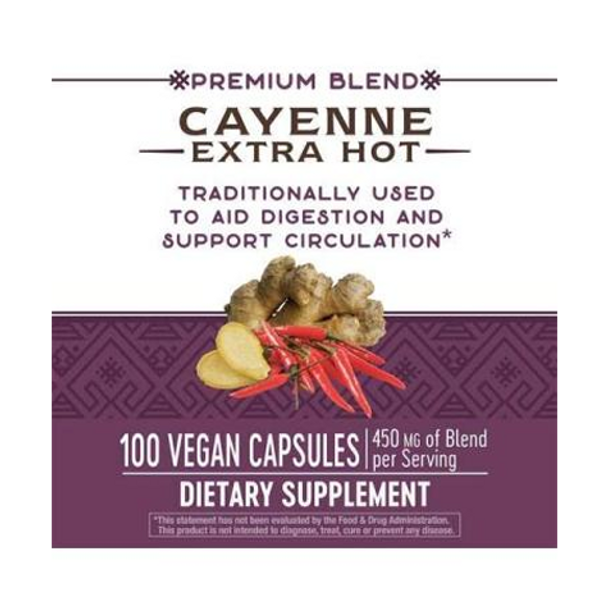 Nature's Way Cayenne Extra Hot Capsules - benefits