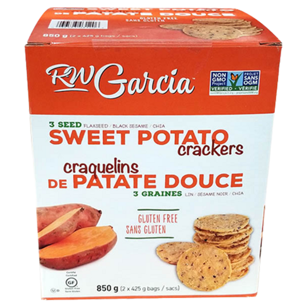 RW Garcia Sweet Potato Crackers - front of product