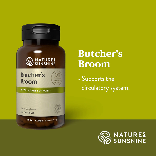 Nature's Sunshine Butcher's Broom Capsules - Banner