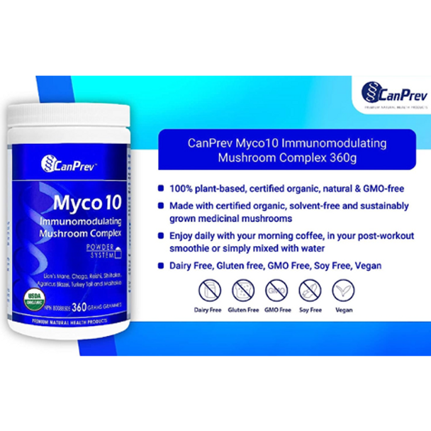 CanPrev Myco 10 Mushroom Complex Powder - information