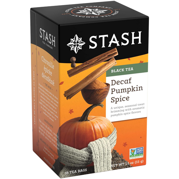 Stash Caffeine Free Pumpkin Spice Herbal Tea - Side