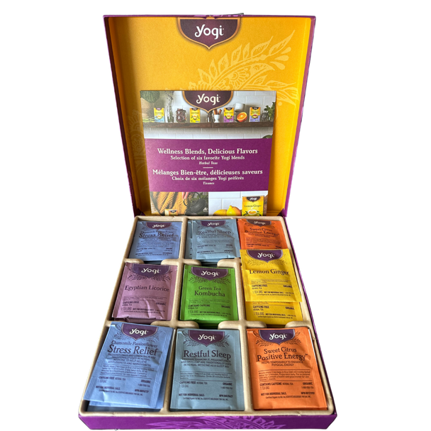 Yogi Teas Wellness Blends Gift Pack - inside the box