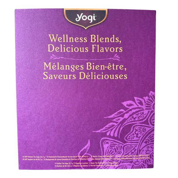 Yogi Teas Wellness Blends Gift Pack - front of packaging