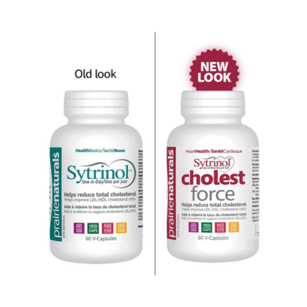 Prairie Naturals Sytrinol One-A-Day Lower Cholesterol Capsules - New Packaging