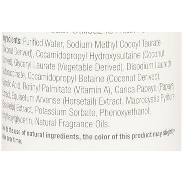 Derma E Vitamin A Cleanser  - Ingredients