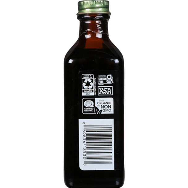 Simply Organic Vanilla Extract - product label