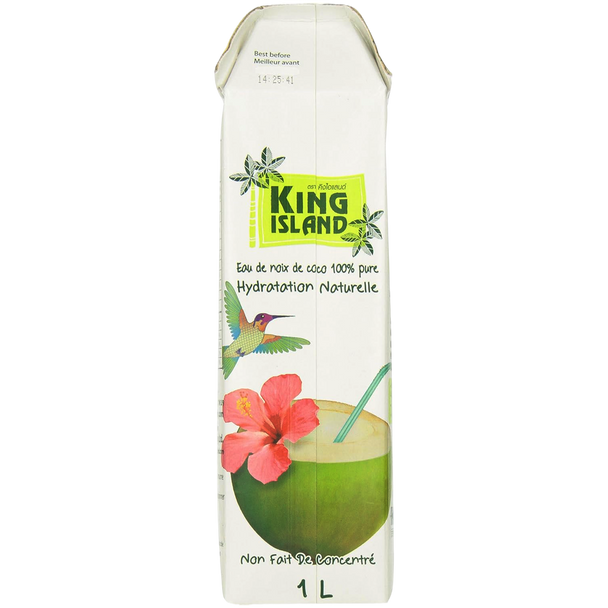 King Island 100% Pure Coconut Water 1 Litre - Front