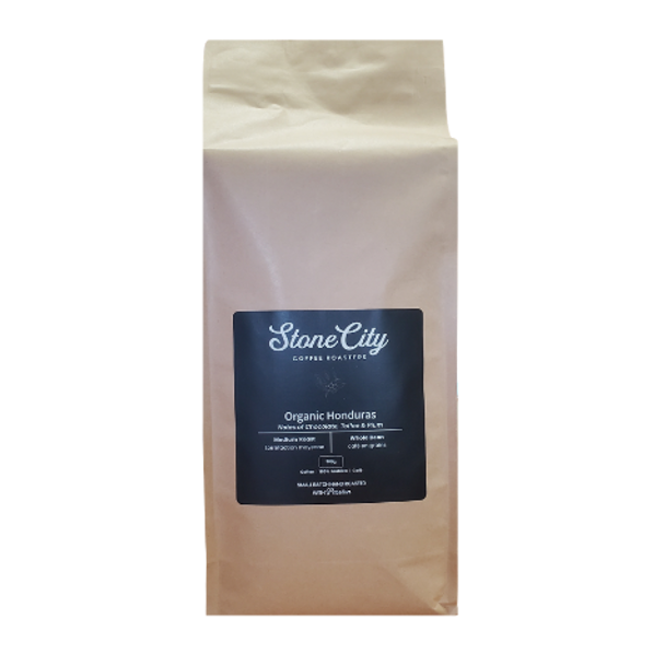 Stone City Coffee Roasters - Medium Roast Organic Honduras Whole Bean Coffee