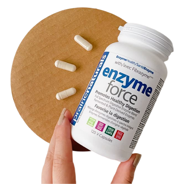 Prairie Naturals - Enzyme Force with Fibazyme Digestion - Capsules Size
